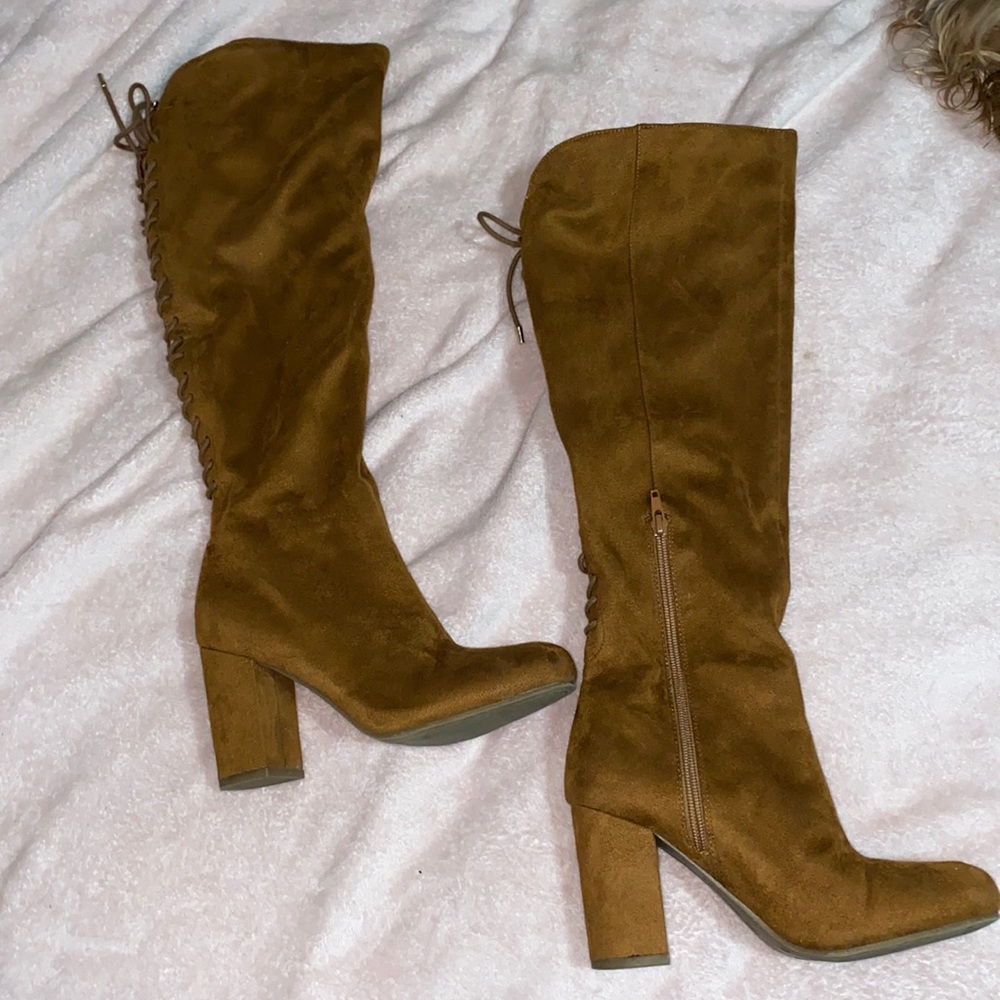Brown Suede Boots